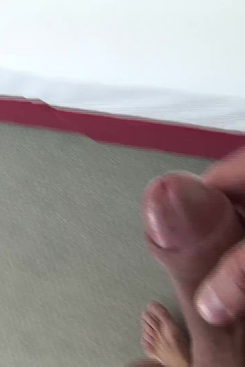 Jerking off hard at strip