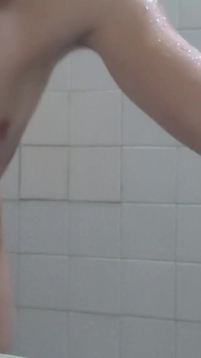 Captivating moment from "Wetting my panties in the shower hairy pussy"
