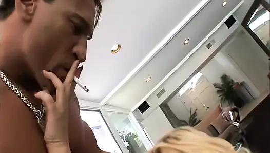 Junger Mann Mit Zwei Großen Penissen