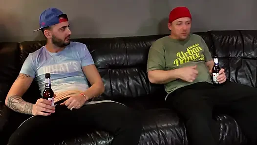 Sexy horny MILF gets threesome hard fuck