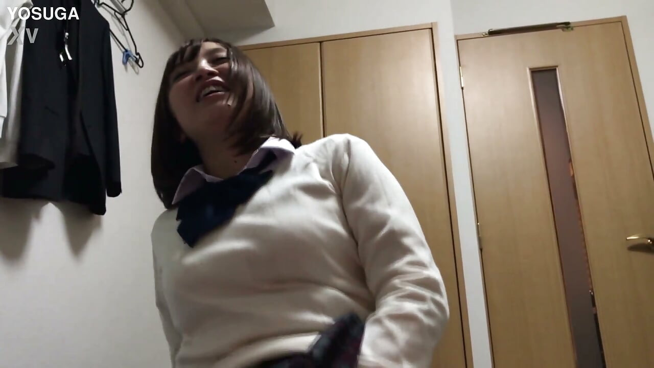 Japanese G-cup Student. Footage of Being Creampie by a Nerdy Boy in the Same Class at College