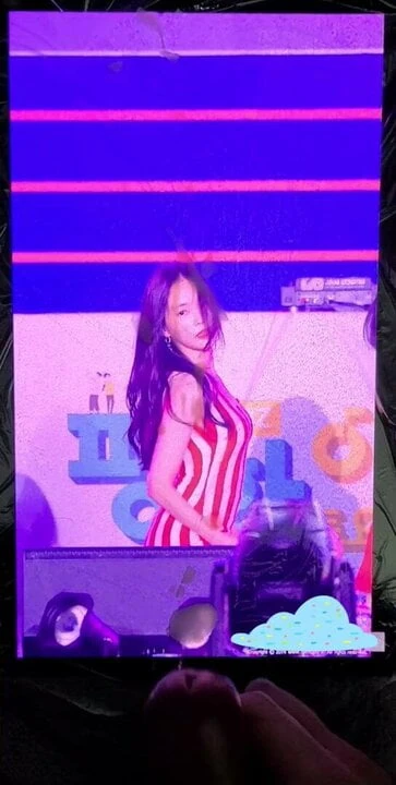 apink naeun cum tribute fancam cumshot kpop slender body 11