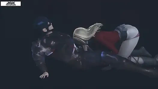 Captain and the Young Girl at Night Park - Hentai 3D Uncensored 08