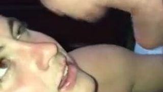 Daddy gives his twink friend a facial 2