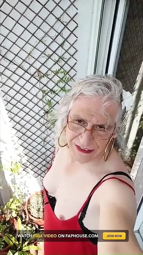 A Dirty Whore Playing on the Terrace