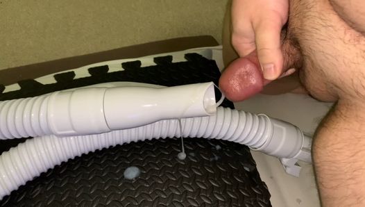 Piccolo pene e aspirapolvere tubo Fetish cumpilation - solo tubo del vuoto masturbazione giocattolo