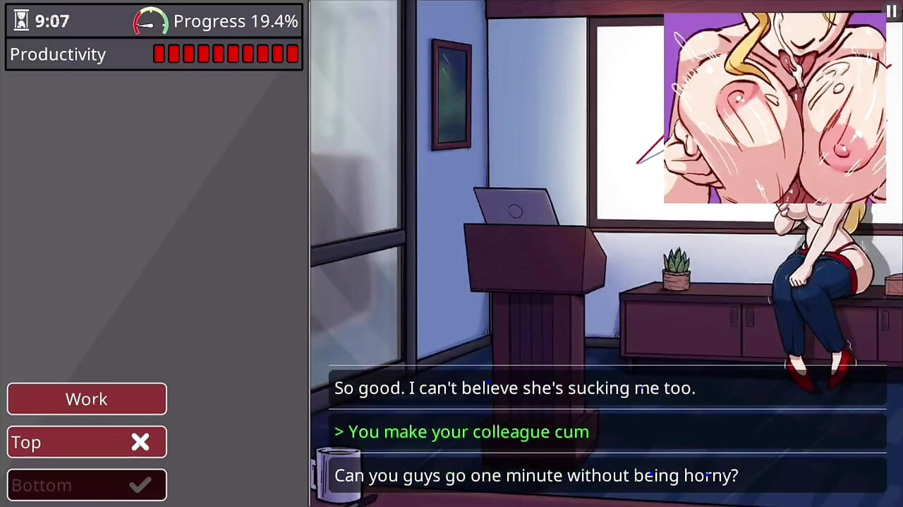 Girl with big boobs and big ass takes monster cock - barely working gameplay level 3