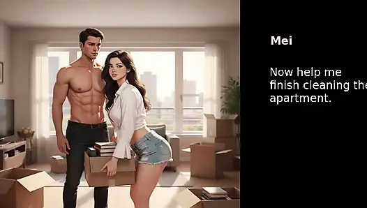 Pria bejat ngentot istrinya saat dia lagi bersih-bersih rumah