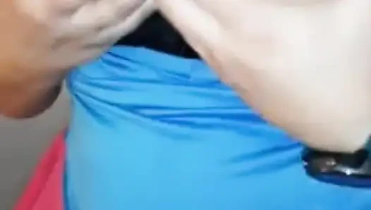 Jerking and riding my step sons big cock for the first time