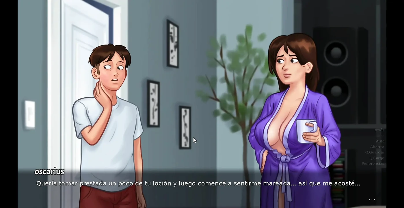 MY STEPMOM GETS ME MASTURBATING IN HER UNDERWEAR - Summertime Saga