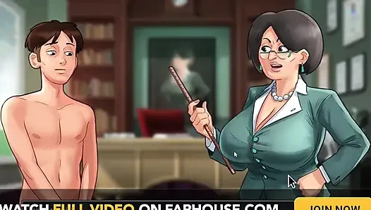 Koleksi Animasi Cerita Musim Panas - Principal Smith dan Annie Animation [bagian 02] Permainan Game Seks Telanjang [18+]
