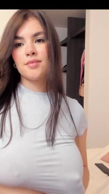 Memorable moment from "Giflfriend with big ass and big boobs teasing on camera JOI sexy HD part 2"