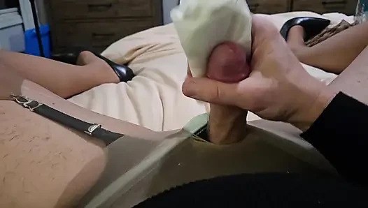 Pantyhose over Garter Stockings Pads Tampon