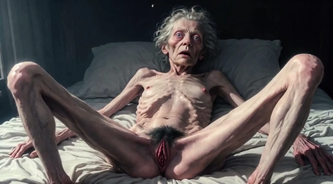 Horny 90 Year Old Skinny Granny Masturbates Her Hairy Wet Pussy - Frail Solo Play