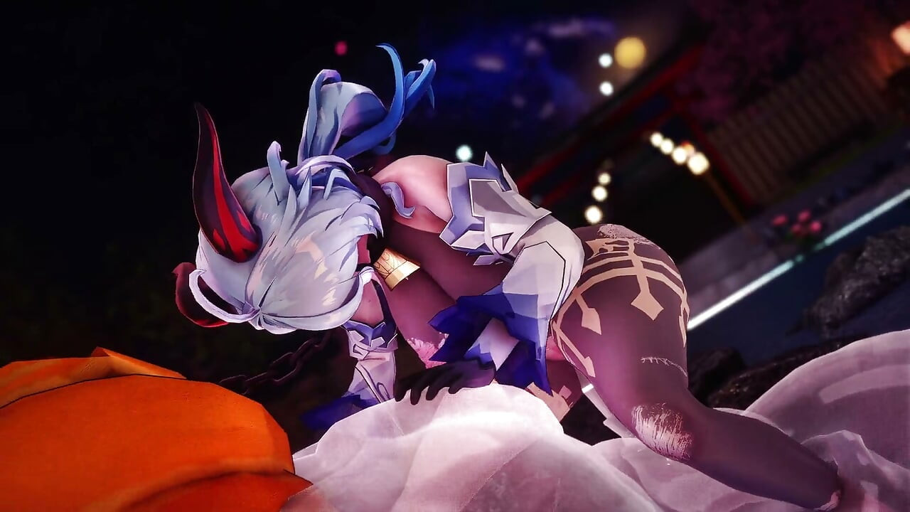 Genshin Impact -hot Spring Monster Fuck Horny Ganyu - 3D Hentai Animations