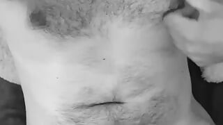 Brunbarbu98 Black and White Masturbation