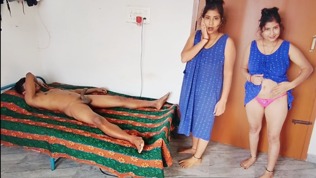 For the first time my step sis payel suck my cock