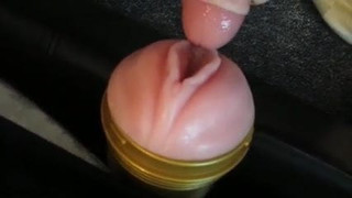 Cumming en un Fleshlight