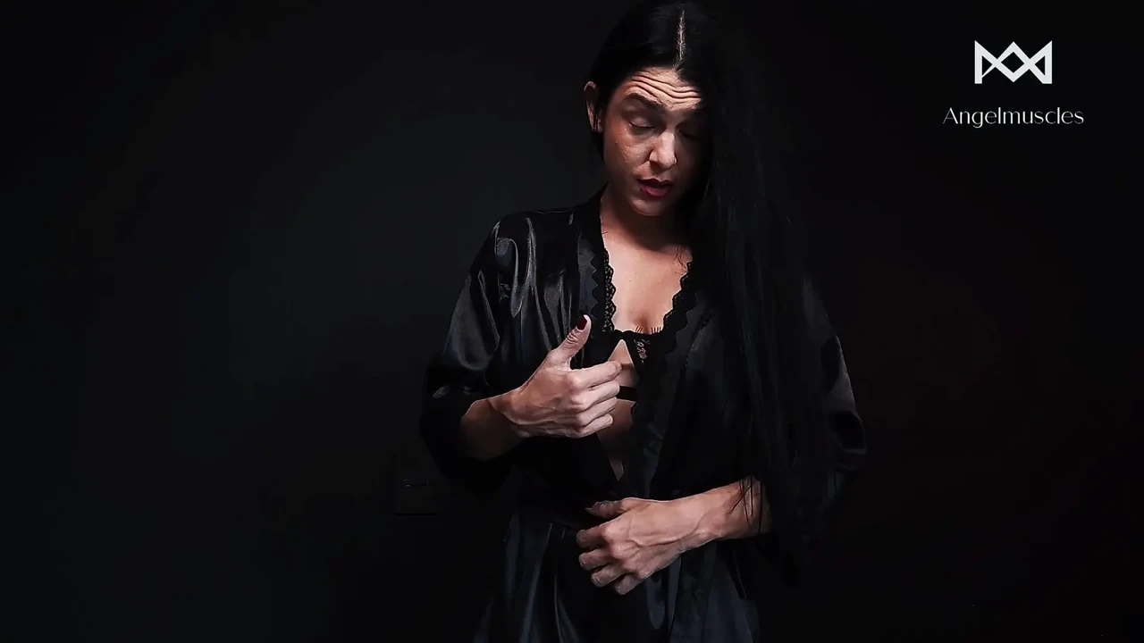 Silk Robe Tease: Just Enough to Make You Want More