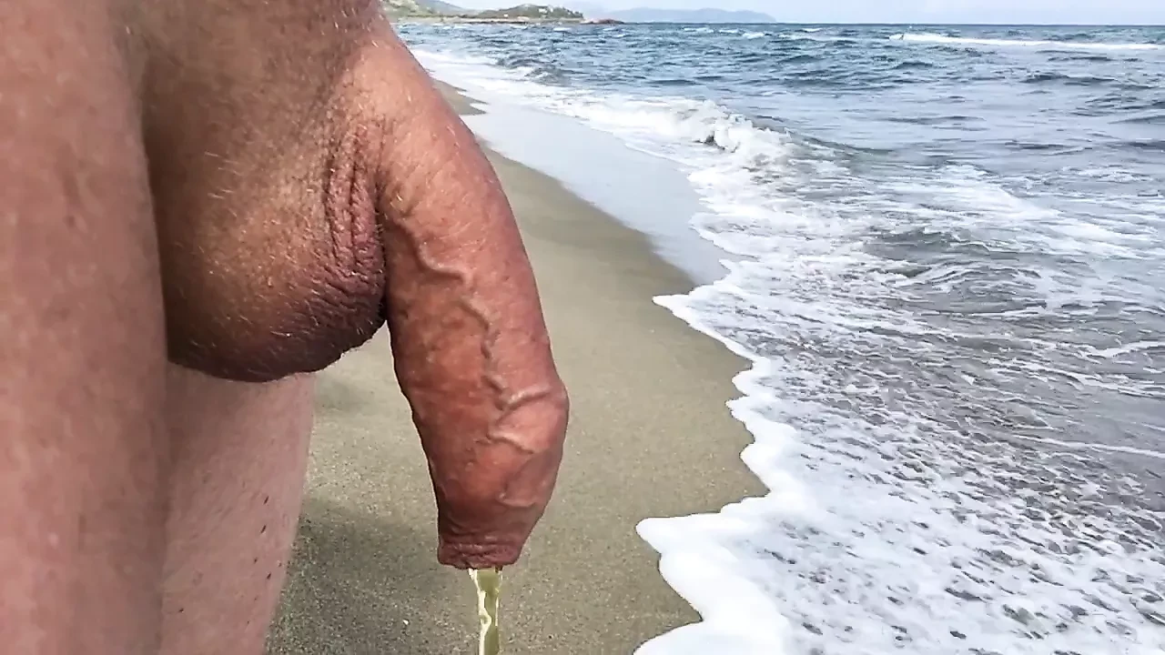 Penis and piss close-up