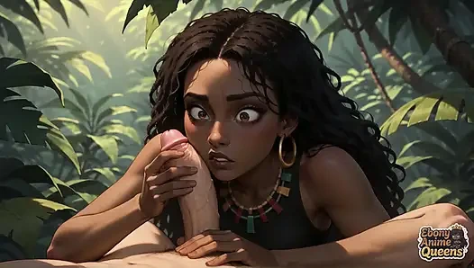 Cızırtılı karanlık huylu tanrıça ormanda süsleniyor - köpüklü xxx!