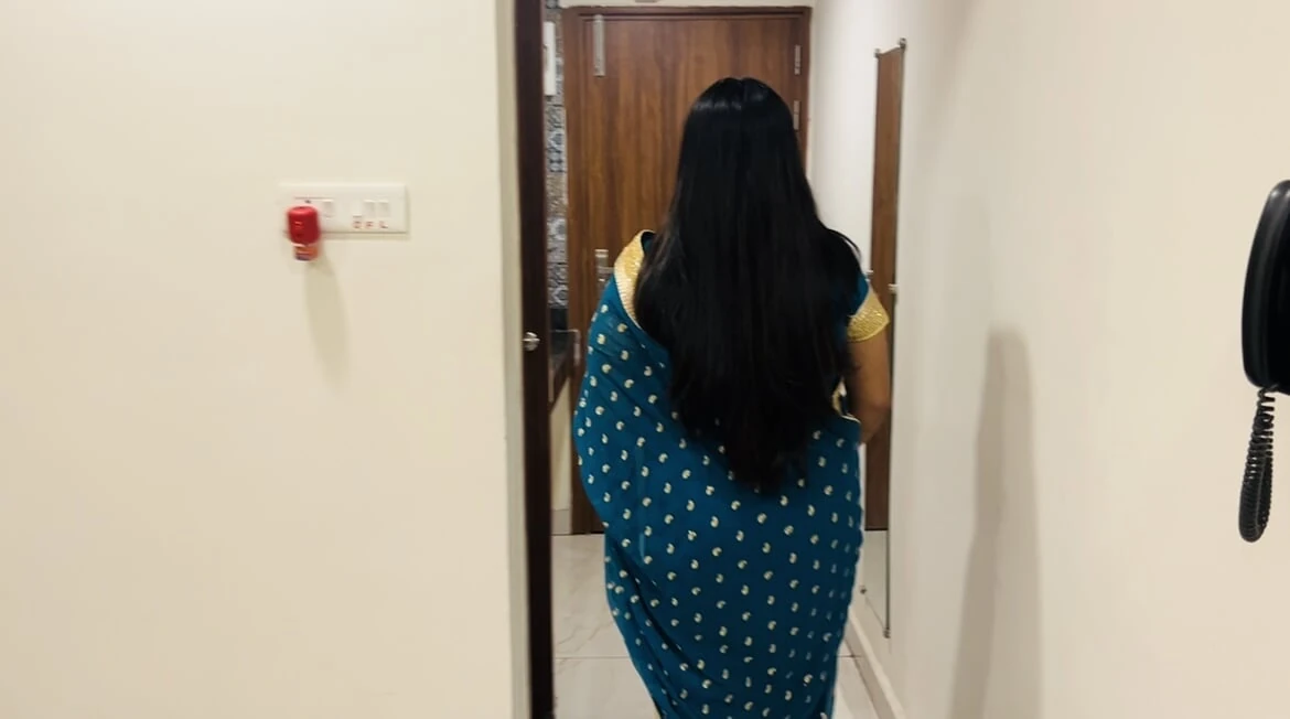 Beautiful Desi Indian bhabhi seduced by her brother-in-law, and fucked by his hard cock in standing doggystyle.