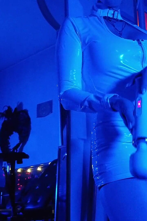 Božica Eva Latex Domina Femdom solo fetiš igračke za jebanje BDSM štikle PVC MILF s velikom guzicom