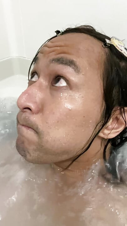 The semen that didn't come out is getting hard,