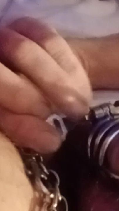 Chastity Cage for Hairy Cock