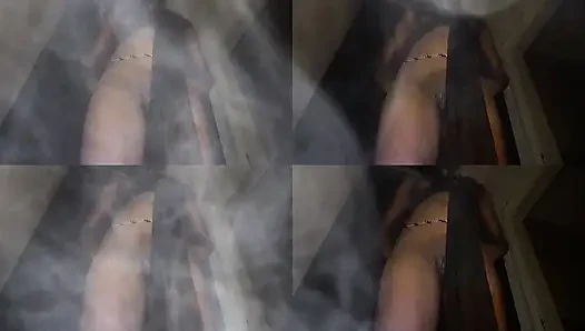 Homemade Amateur slim thick African Ebony Teen Teasing Fat wet Pussy POV Dance