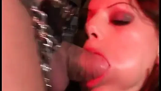 Couple of hot pretty babes are taking alone dick in their wet holes
