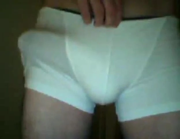 Old video Showing off my big cock on skype