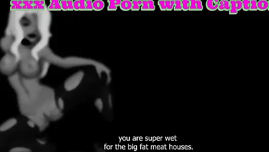 AUDIO ONLY - Audio-porno mit bildunterschriften wird Ashly die porno-hure, lead-sängerin, blowjob-Stimmübungen