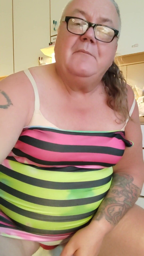 My real tits and bbw ass summer dress | Clip 1