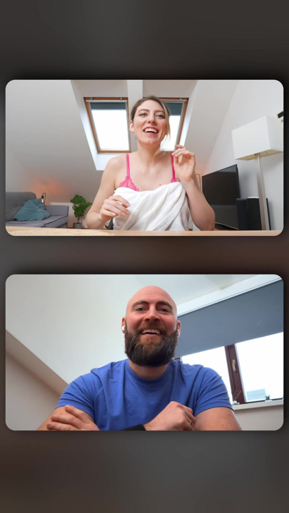 A reggeli videohívás megcsalássá válik a barátja előtt