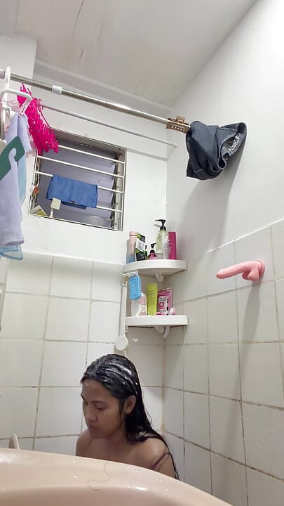 Shower Fun with Dildo Who Wants to Join Me
