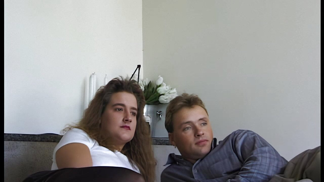 Young girl passionately sucks her big stepbrother's cock