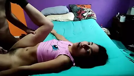 Strong and intense sex with young Latin girl - Part 1