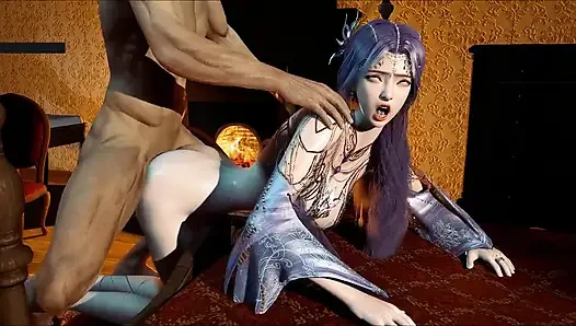 Animasyonlu tanrıça sonsuz arzu kraliçesi - 3 boyutlu animasyon hentai