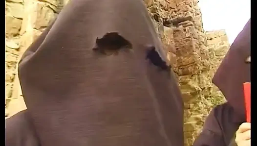 Redhead girls banged in ritual orgy