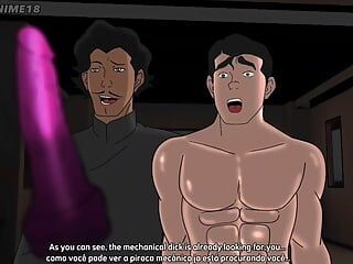 Bolin The hottie with the giant butt testing his new line of erotic toys - Hentai Bara Yaoi