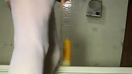 Travesti dildo ve boşalma