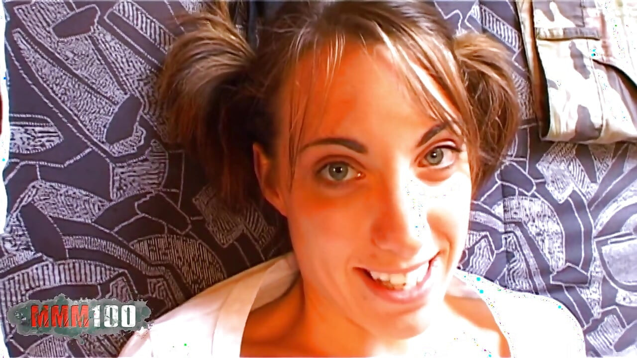 French Babe Missguapa Trying to Insert a Very Big Dildo in Her Asshole