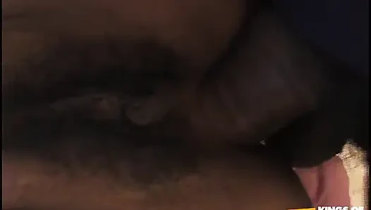 Asian Teen Gets Her Hairy Pussy Screwed by Black and White Guys