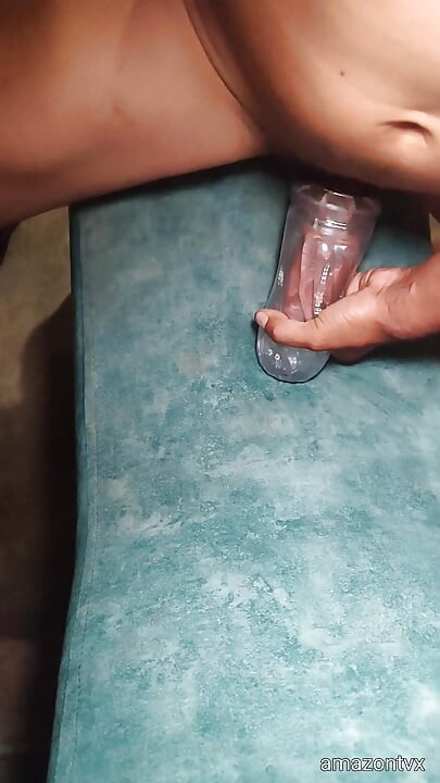 My cock sliding x fake ass