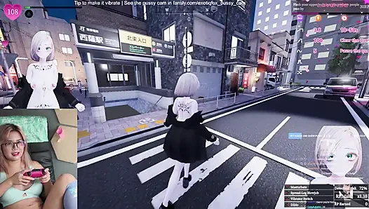 Cute Gamer Girl Hentai Gamer Japanese Game Secret Flasher Manaka