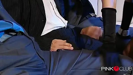 3 Cocks for This Blonde Slut