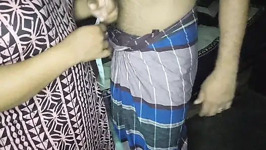 The tailor asked his wife to take his measurements and she fucked him.