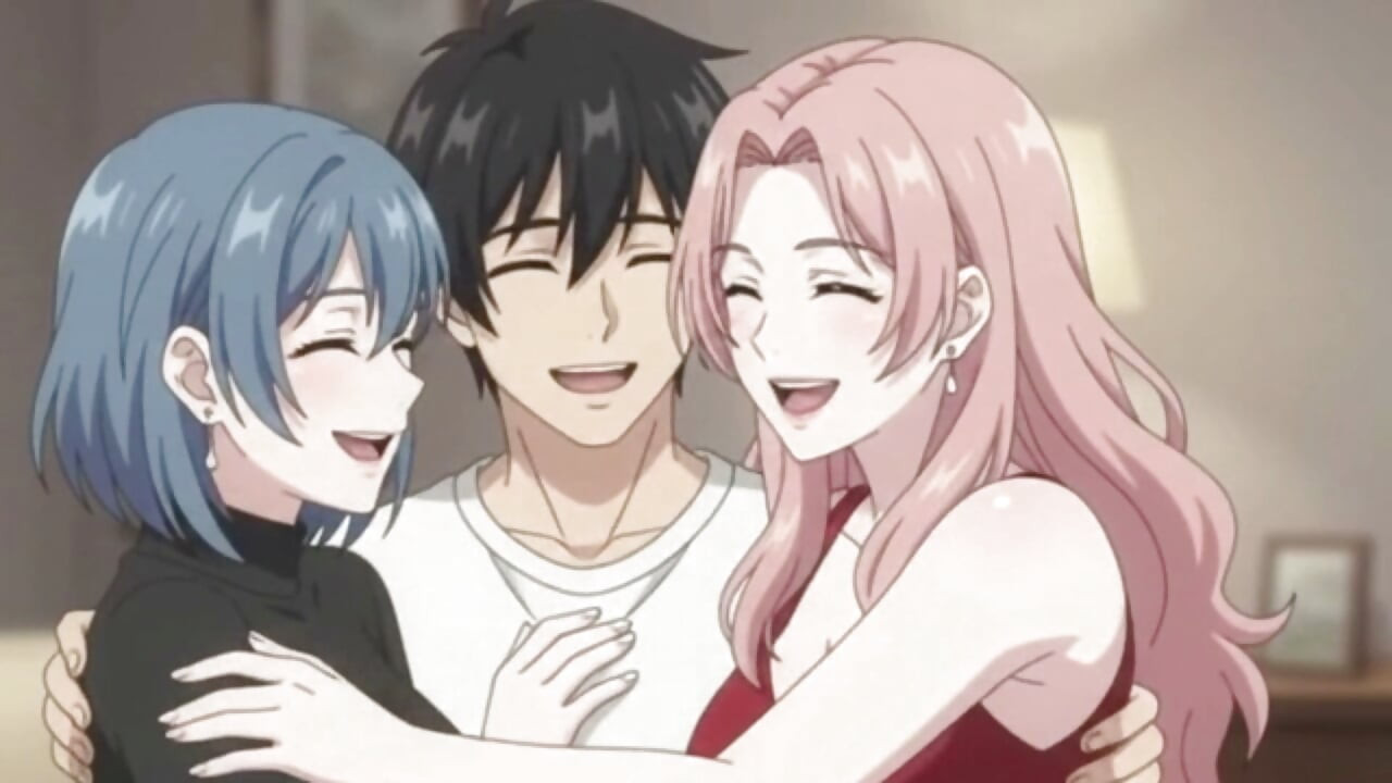 Birthday Surprise Threesome Girlfriend Brings a Friend as special gift