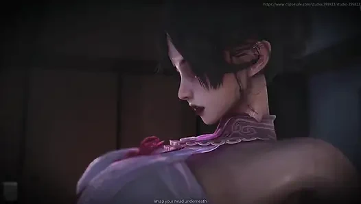 B014, pria ini meringis dan terjebak di memek wanita sambil menelan pejuh